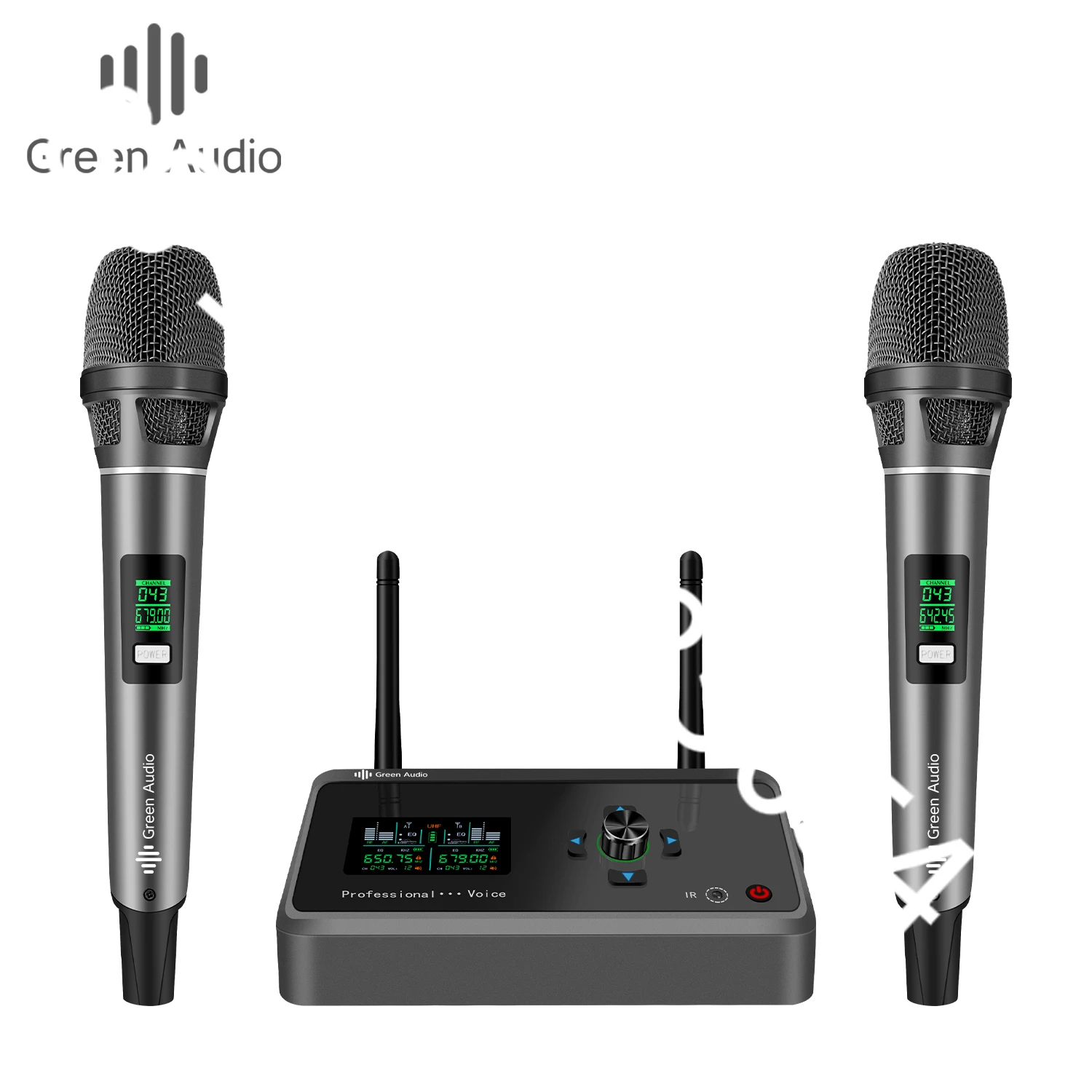 

GAW-U282 UHF wireless microphone handheld dynamic for home parties conferences weddings churches with aluminum carrying case