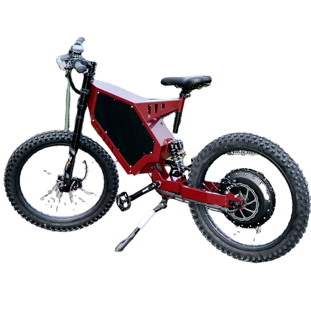 Modification 21 inch Motorcycle Wheel  E bike 72v 8000w Dirt Electric Hybrid  Bike with Phone Holder