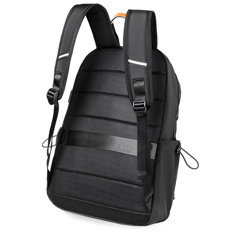 Leisure Travel Shoulder Bag, Large Capacity Simple Wear Backpack, External Charging Port, Business Commuting Laptop Bag