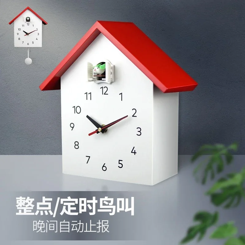 Creative Cuckoo Wall Clocks Alarm Clock Cuckoo Bird Children's Room Living Room Wall Clocks Home Decorations Christmas Gifts