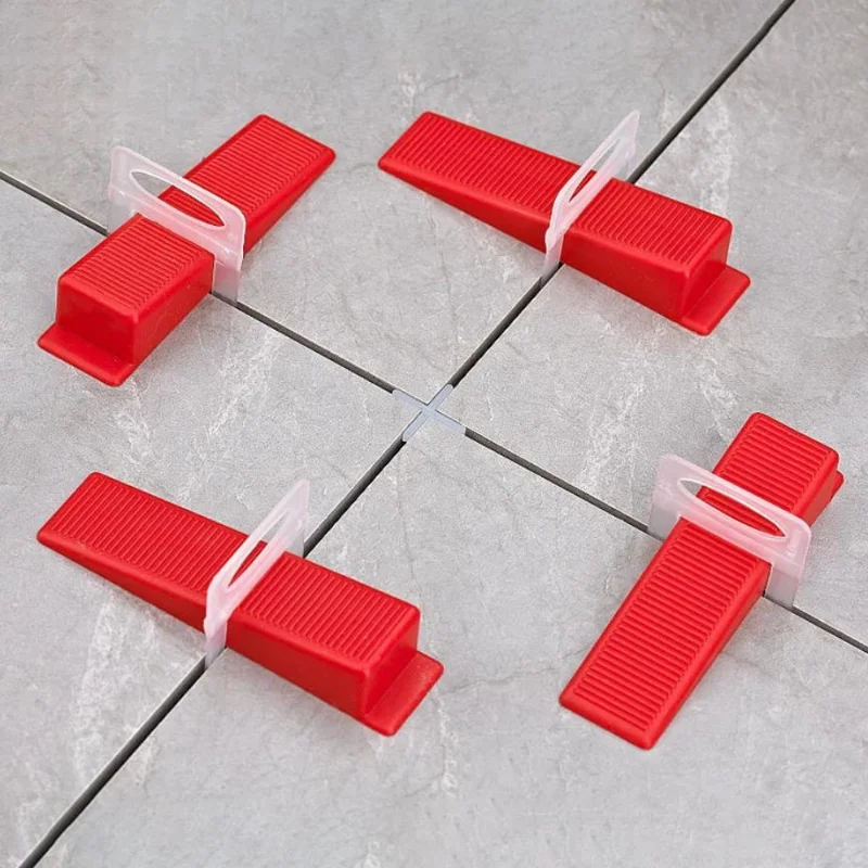 100Pcs Tile Leveling System 1/1.5MM Ceramic Tile Leveling Base Kit