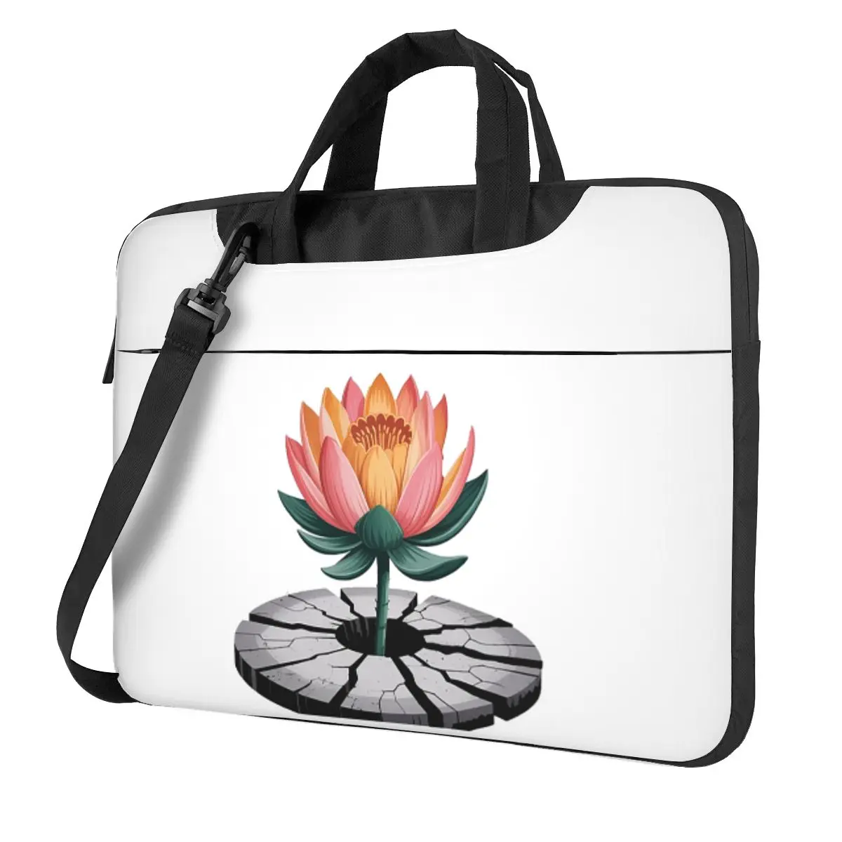 

TRENDY Crossbody Laptop Bag Case Computer Bag Resistant Protective Notebook Pouch for Macbook Pro Lenovo