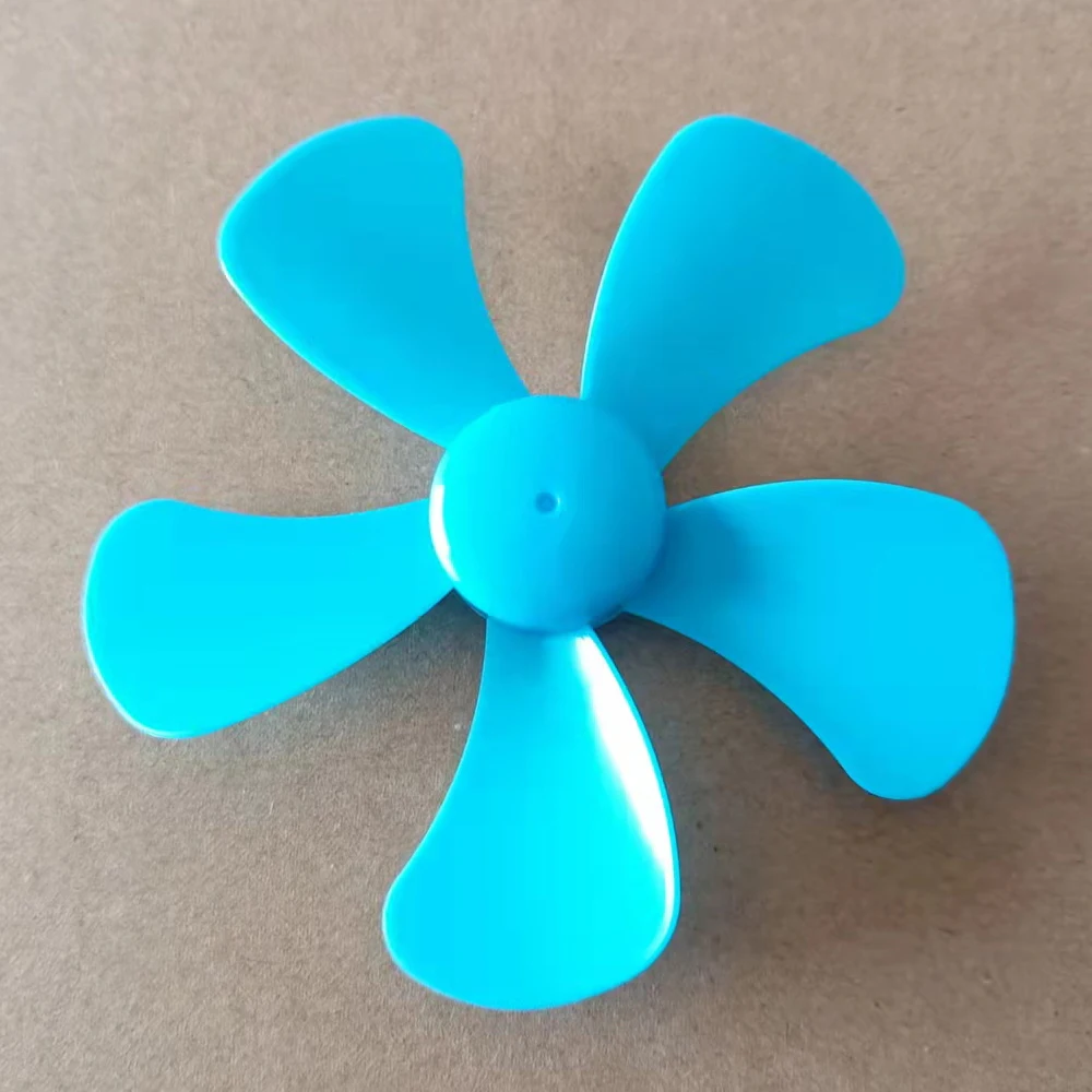 10pcs 80mm 5-blades plastic propeller leaf for 2mm axle/DIY sand table building model material diy toy parts baby toys for child