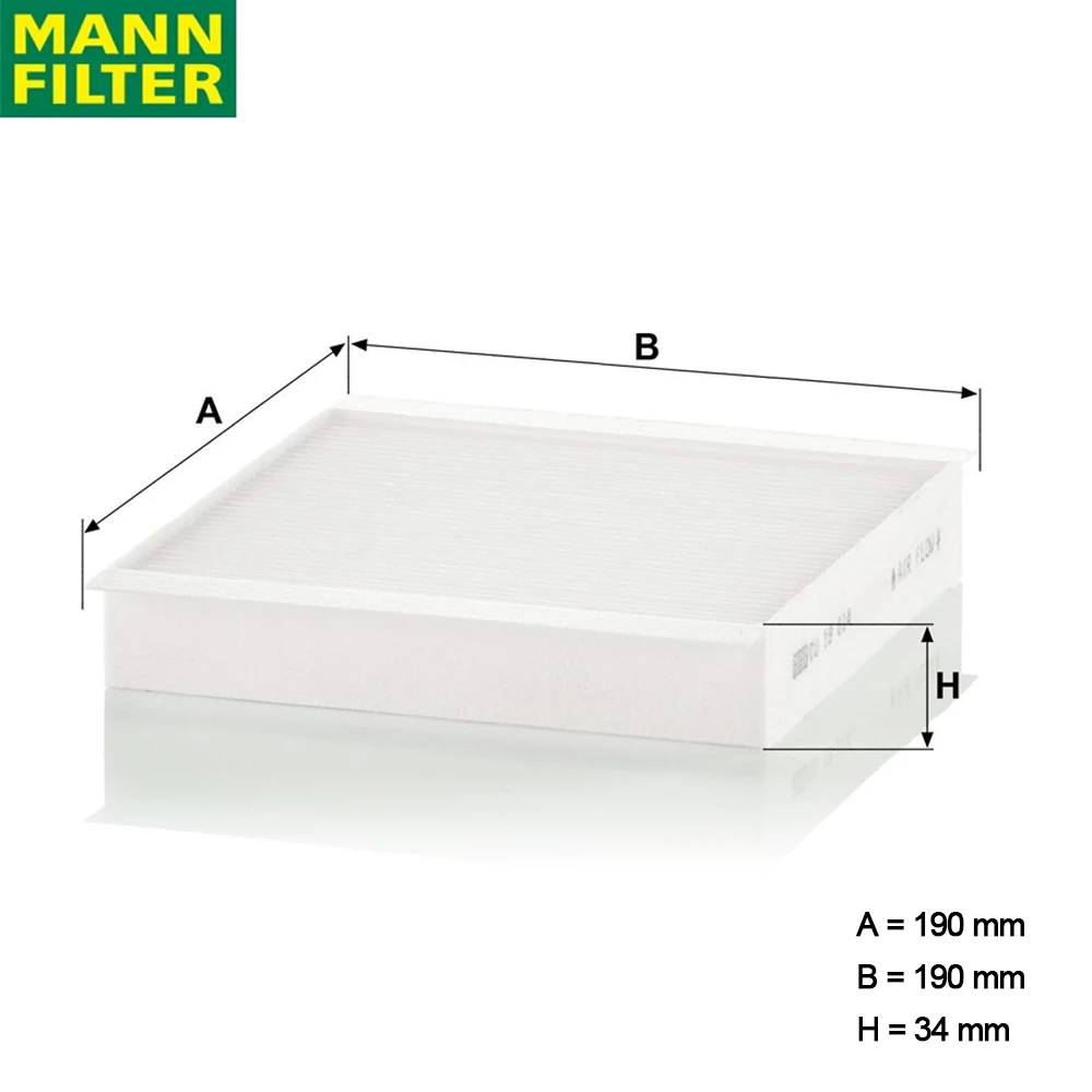 MANN FILTER CU 19 014 فلتر هواء المقصورة فلتر جسيمات لمرسيدس بنز تعقيم فعال 167 835 02 00 #2