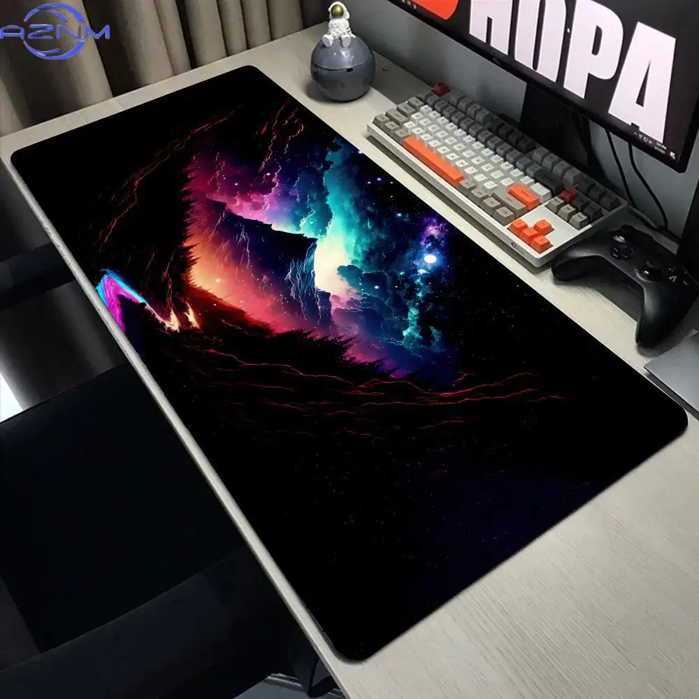 Mouse Pad Mountain landscape desk accessories Mat Gamer Rug l Keyboard Pad  Desk Mat Office Carpet Gaming Mouse Mats