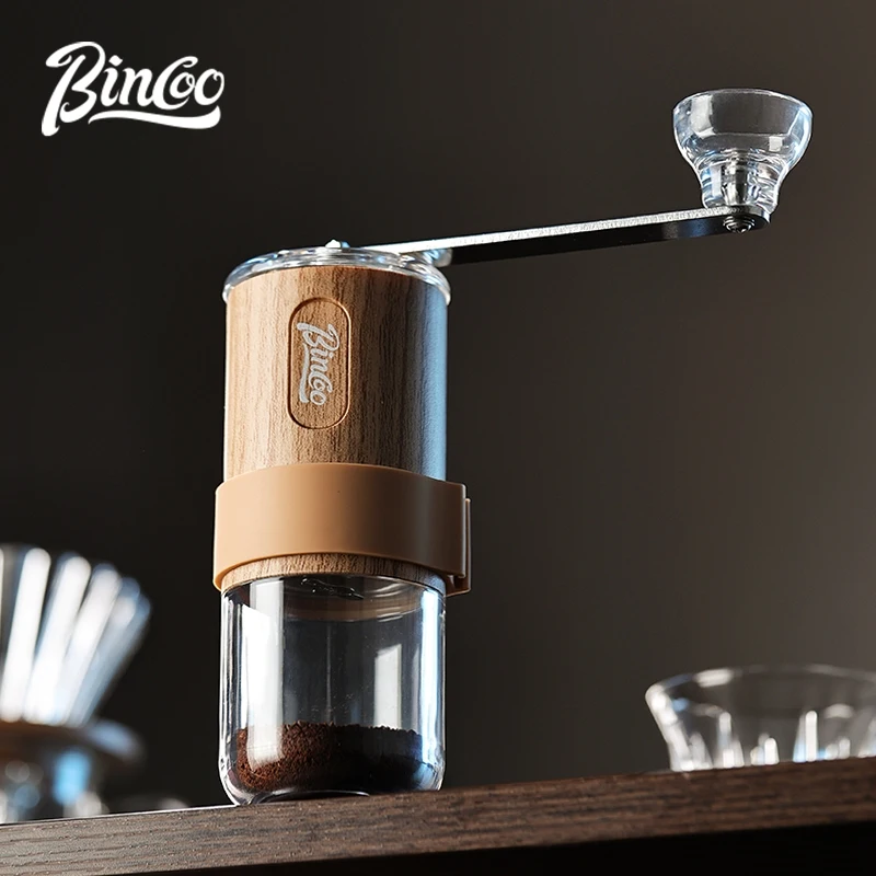 BINCOO Manual Coffee Grinder Hand Bean Miller Portable Stainless Steel Core for Outdoor Traveling