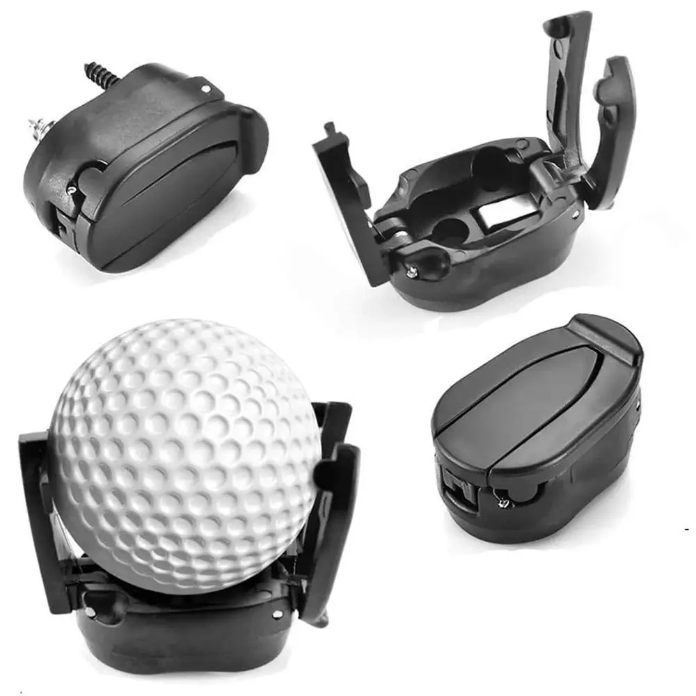 جديد كرة جولف صغيرة لاقط البلاستيك الأسود كرة جولف التقاط أدوات مضرب مفتوح الملعب المسترد في الهواء الطلق #2