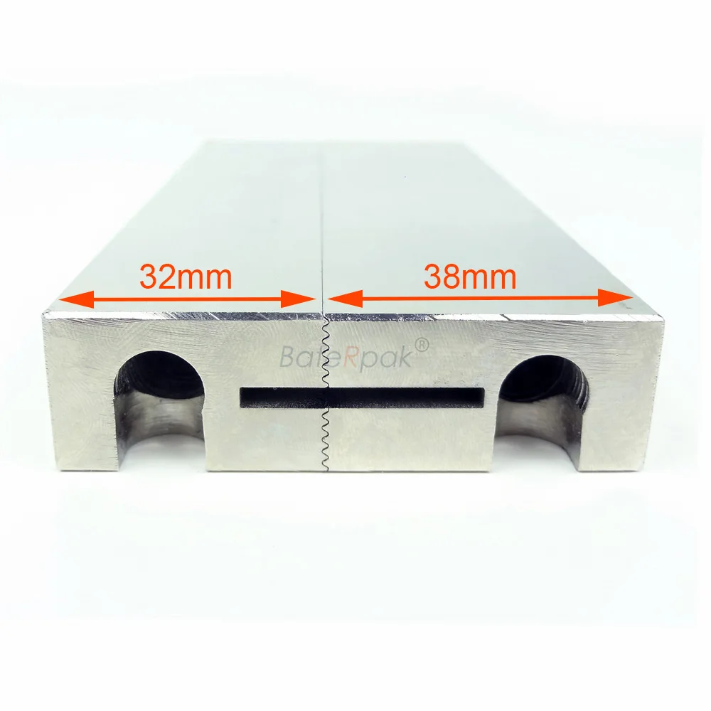 BateRpak Vertical Packaging Machine Horizontal Seal Heat Steel Block,Three Side Sealing Module stripe,Cross line Clamp1pair