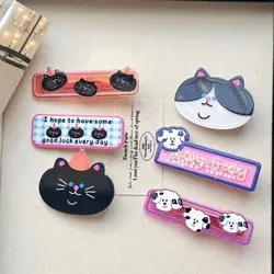 Dog Cartoon Hairpin Sweet Korean Style Cat Lovely Barrettes Hair Accessories Side Clips Cute Duckbill Clip Girls