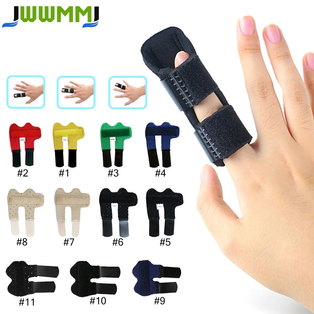 1Pcs Finger Supports Brace for Middle, Ring, Index, Thumb and Pinky Breaks Fractures Hands for Arthritis Pain, Sport Injuries