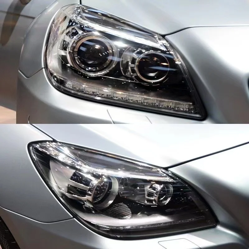 لمرسيدس بنز W172 SLK-Class 2011-2015 الجبهة سيارة غطاء المصباح عدسة قذيفة غطاء المصباح عاكس الضوء كشافات قناع خفيف