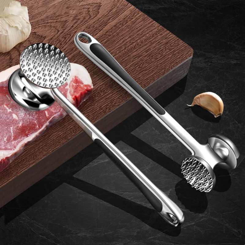 

Сертифицированный LFGB молоток для мяса из цинкового сплава, домик для разбивания шашлыков, семейный эргономичный кухонный молоток с ручкой для жарки свинины