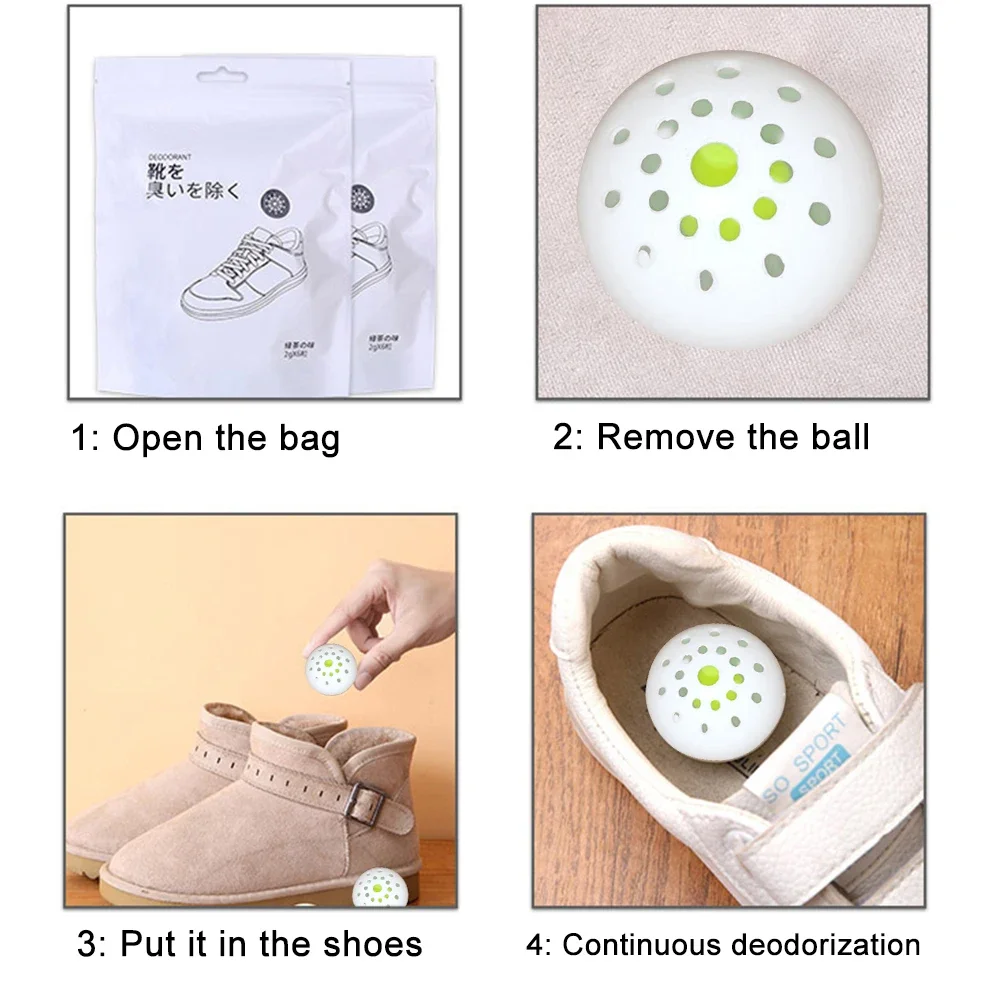 كرات مزيل العرق للأحذية متعددة الوظائف معطرات رائحة الياسمين الأحذية خزانة الأحذية المرحاض إزالة الروائح الكريهة العطرية طويلة الأمد