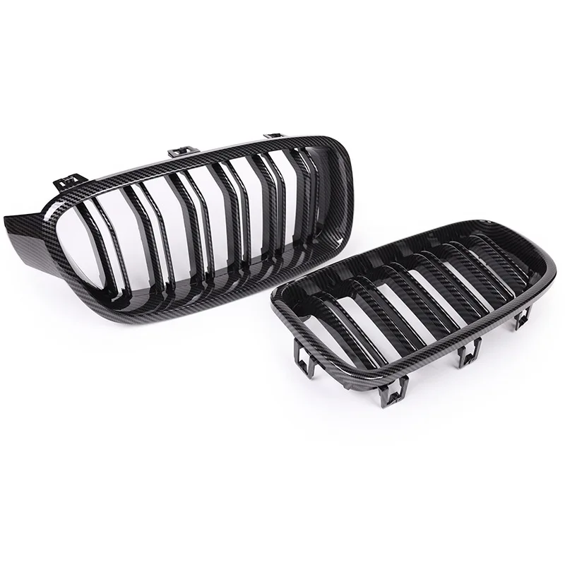 

Car Grille Double Line For BMW 3 Series F30 F31 F35 2012-2015 2016 2017 2018 Front Bumper Grille Air Intake Grille Accessories