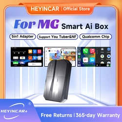 HEYINCAR-Smart AI Box, Android Auto, CarPlay sans fil pour MG ZS EV MULAN MG4 MG5 EHS MARVEL R Prévention US, 2024