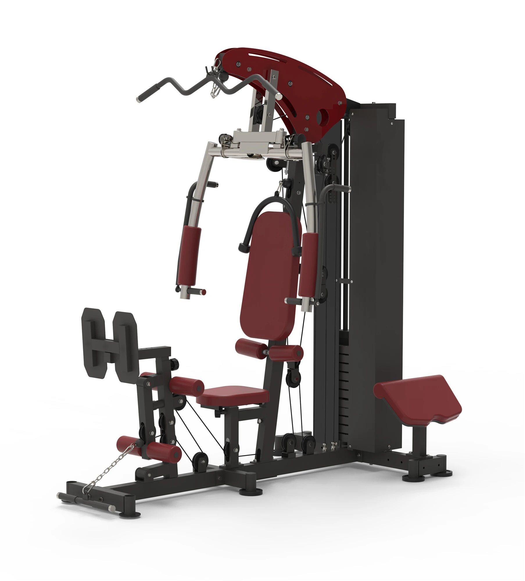 

Single-Station Home Gym with Squat Machine, Multifunctional Fitness Equipment