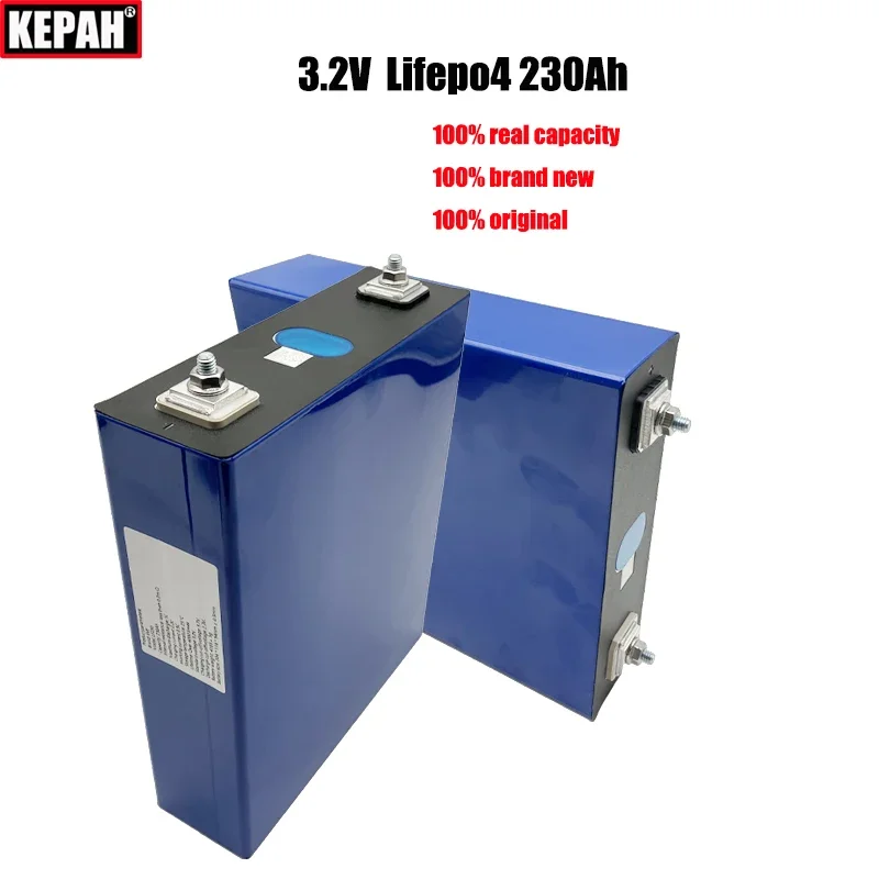 3.2V 230AH lithium iron phosphate LiFePO4  battery, marine, golf cart, RV, solar backup, energy storage, power battery, etc