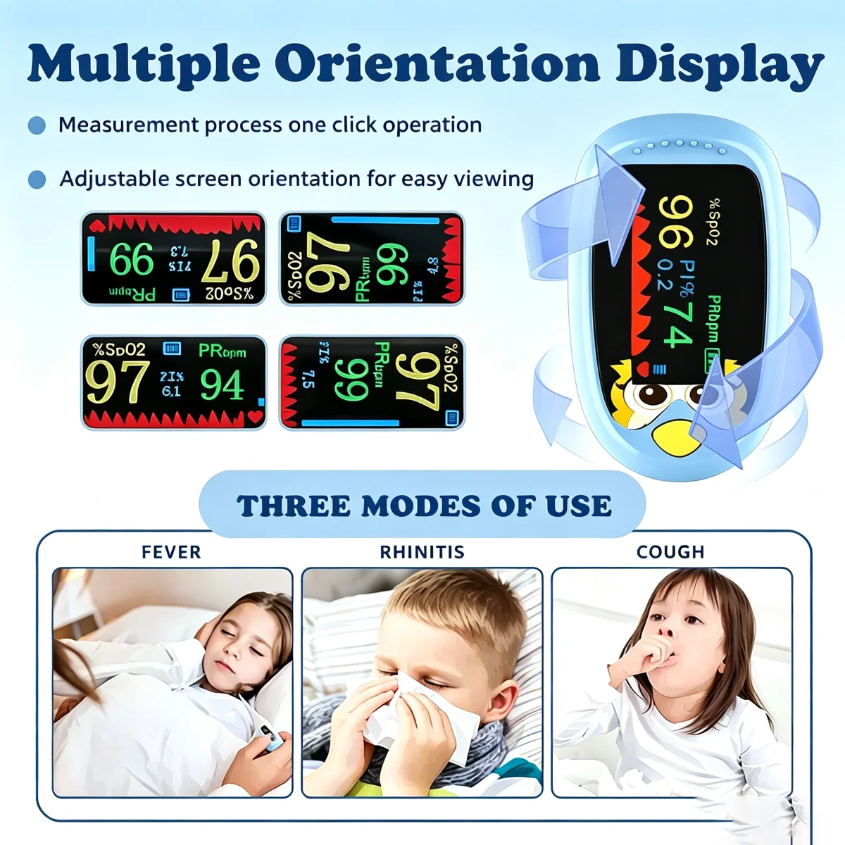 AiQUE 2/5pcs Rechargeable Fing - Pulse Oximeter Fingertip Rechargeable 评论和价格