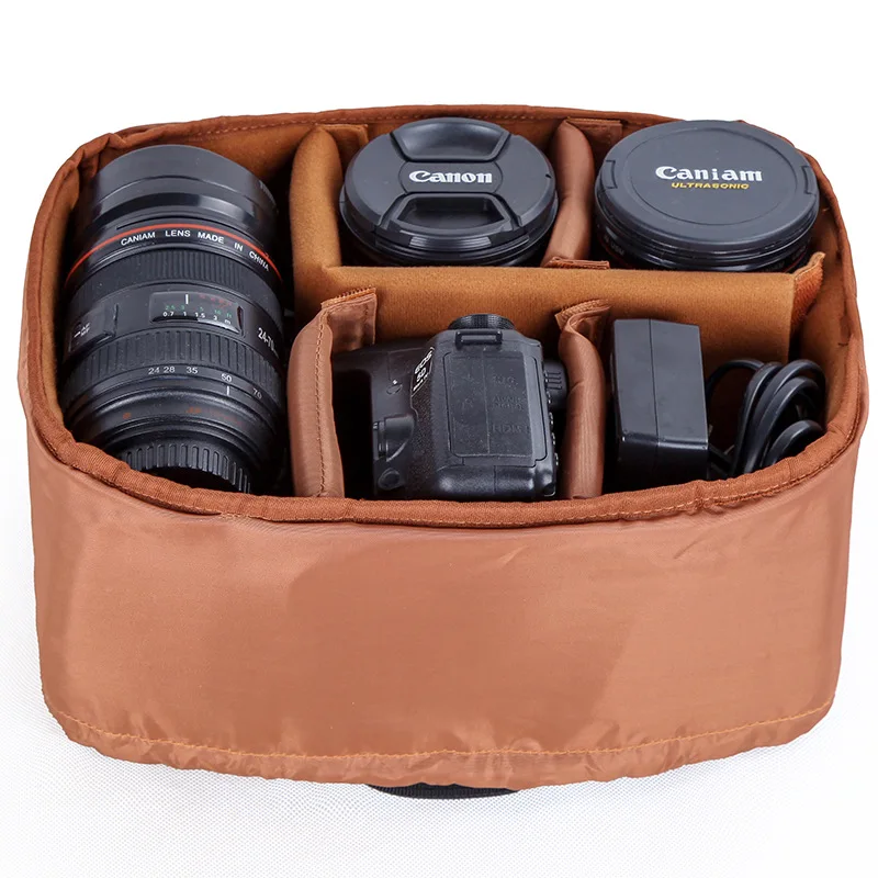 Extra-Thick Shock-Proof DSLR Camera Bag Hand-Held Photography Bag with Lens Inner Compartment Earthquake-Resistant Protection