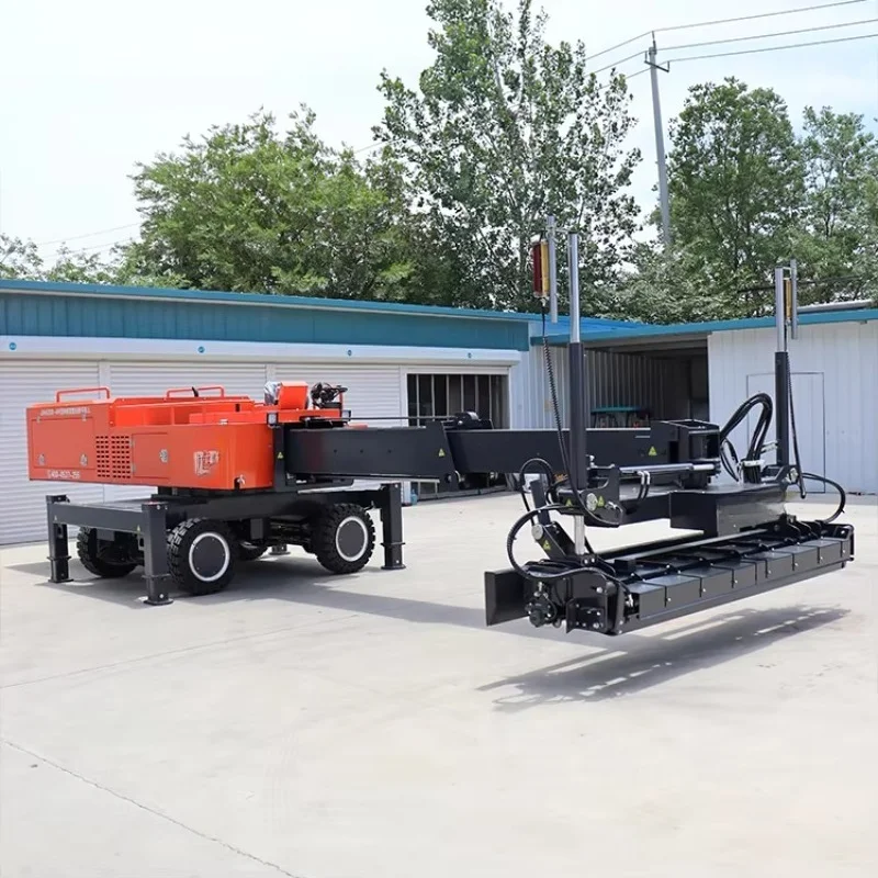 Customized Concrete Laser Screed Machine High Precision Automatic Leveling System Vibrating Screed For Construction