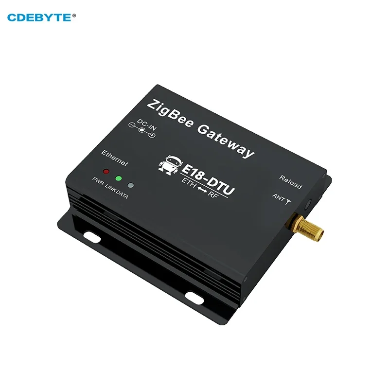 Imagem -02 - Transmissão sem Fio Gateway Zigbee 3.0 Cdebyte E18-dtu Z27-eth 27dbm Auto-rede Tcp Udp Http Modo Mqtt Ethernet