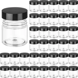 Frasco de plástico para cosméticos de viaje, contenedor de maquillaje, botella, frascos de muestra de crema facial, caja de olla, arte de uñas, 5 unids/set, 15g-20g