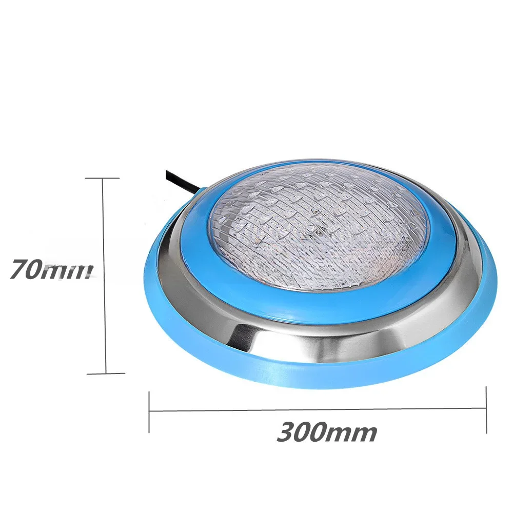 Led Zwembadlamp Ac 12V Roestvrij Staal Waterdicht 15W 25W 35W 45W Warm/Koud Licht Onderwater Afstandsbediening Rgb Lampen