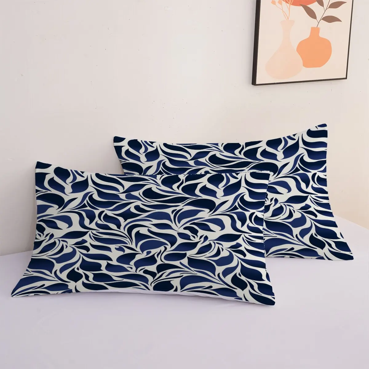 pattern  Down duvet cover large size  Blue  texture  Modern trend of printed bedding