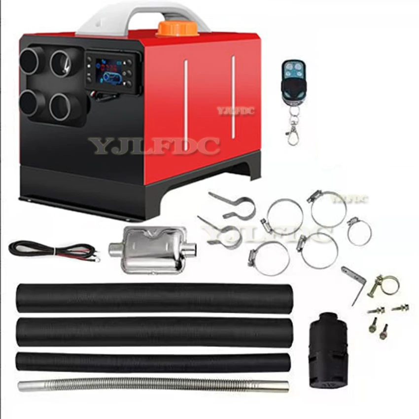 2-8KW Car Diesel Air Parking Heater 12/24V Dual Voltage Heater LCD +Pipe Diesel Air Heater For Truck Heater Accessories