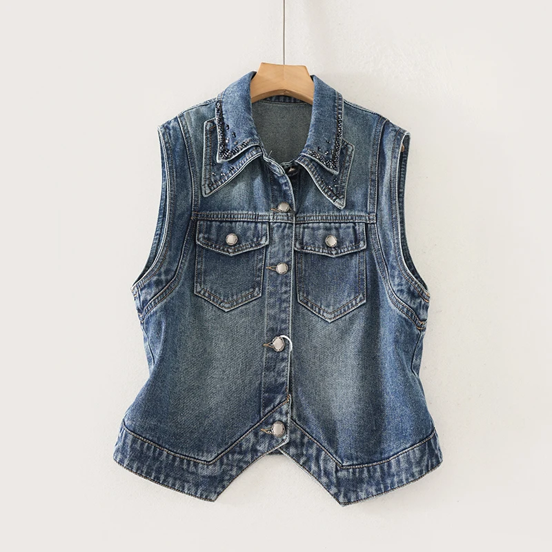 

Жилеты Жилеты Тонкие женские черные весенние кашемировые кружева Лоскутный жилет Минимализм Нежный городской чистый чистый покрой Мягкий винтажный