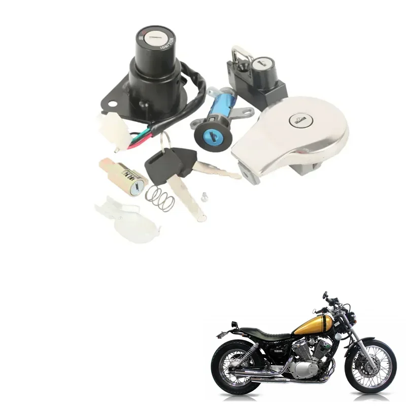 For Yamaha XV250 250 XV125 4RF VIRAGO XV535 XXV240 250 3LS Motorcycle Acsessories Fuel Gas Cap Key Set