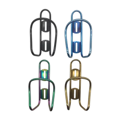 Vacuum Coating Black Blue Gold Titanium UltraLight Water Bottle Cage With Free M5 Ti Bolts for Bicycle Bike Riding