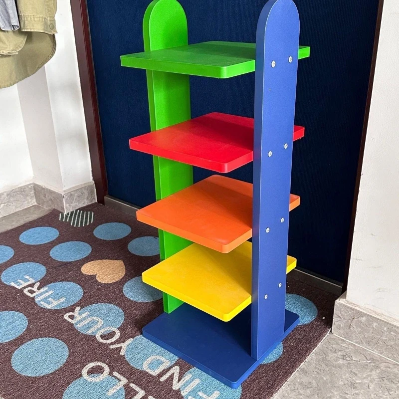 Dopamine color shoe rack multi-layer household indoor simple narrow