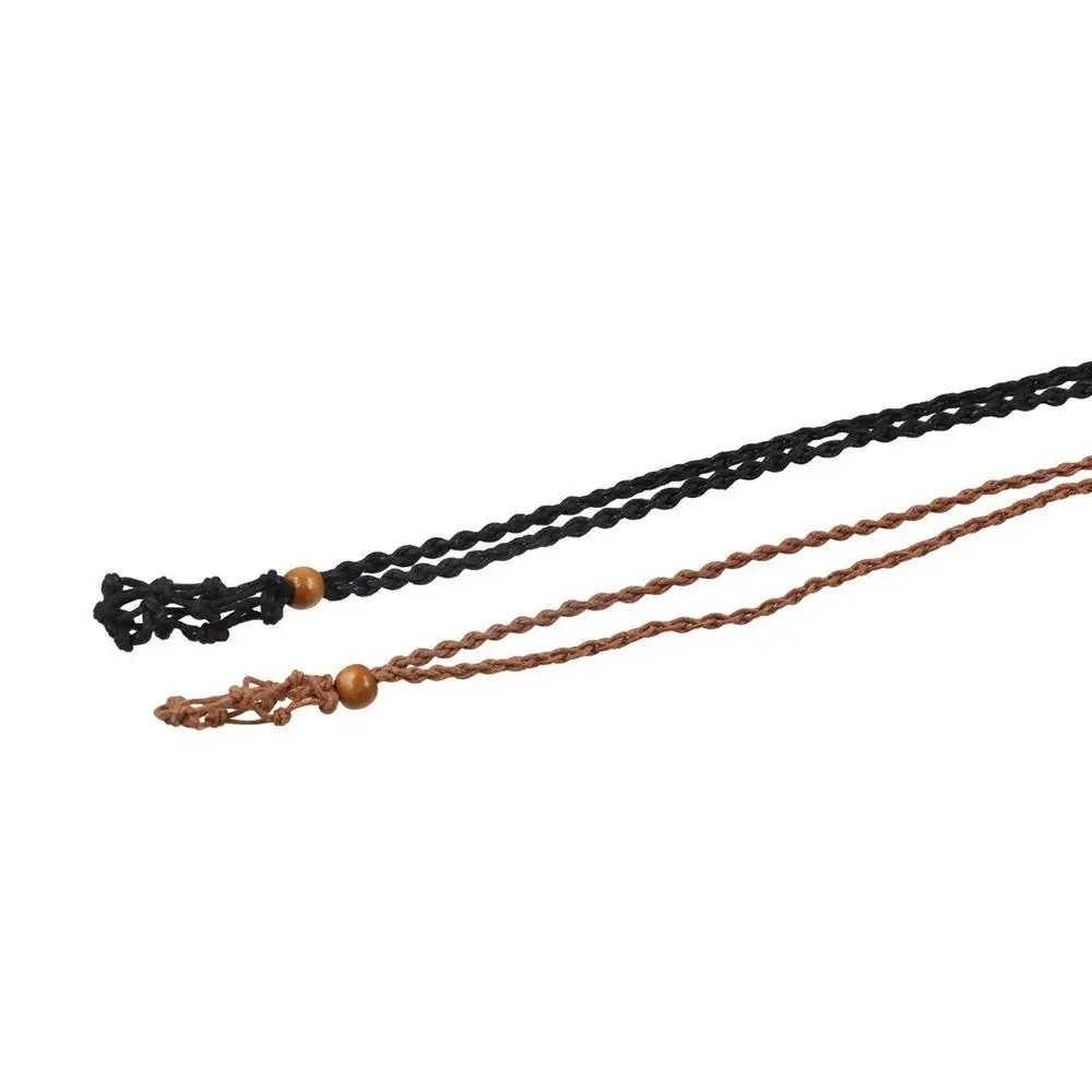 DIY Necklace Cord Hand-woven Length Adjustable Crystal Necklace Holder Braided Wax Rope Braided Necklace Cord Jewel