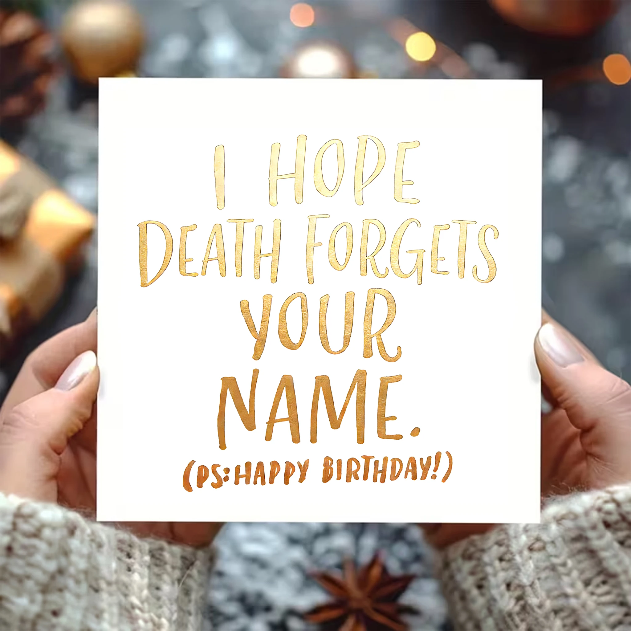Edgy "I Hope Death …