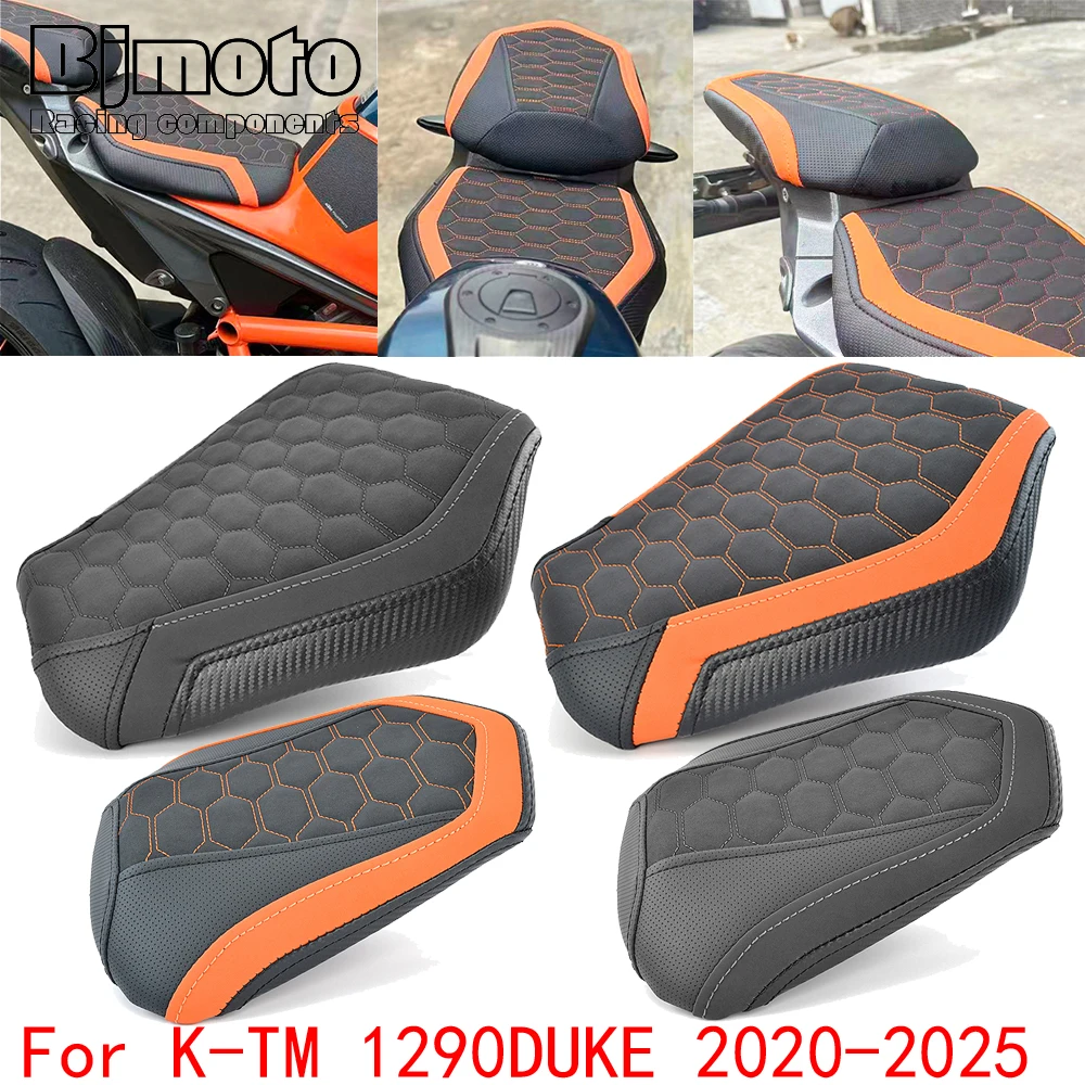 

DUKE1290 2025 Front Rear Rider Cushion Seat Pad For K-TM 1290DUKE 1290-DUKE DUKE 1290 DUKE-1290 2025 2024 2023 2022 2021 2020