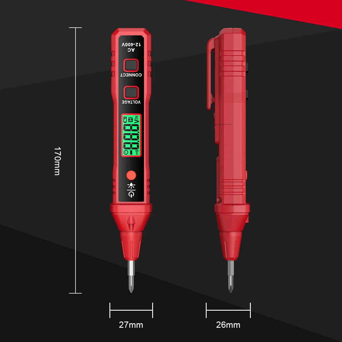 HABOTEST HT91A Pen Type Voltage Tester measurement of AC Voltage wire continuity detection AC Voltage Electrician Tester