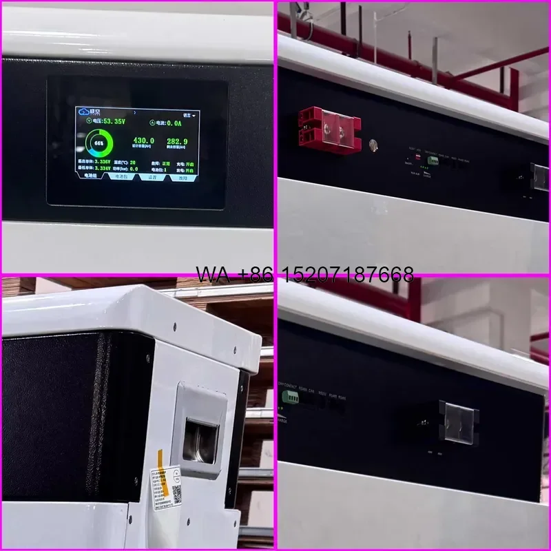 Wmwmnu for 40kWh 51.2V 800Ah LiFePO4 Home Energy Storage Battery ESS Solar System with 10 Year Warranty and 8000 Cycle Life