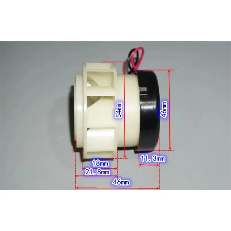 12V15V1.1A, High-speed Brushless Turbo Fan, 16W, Built-in Brushless Motor Dust Suction Fan for Sweeper.