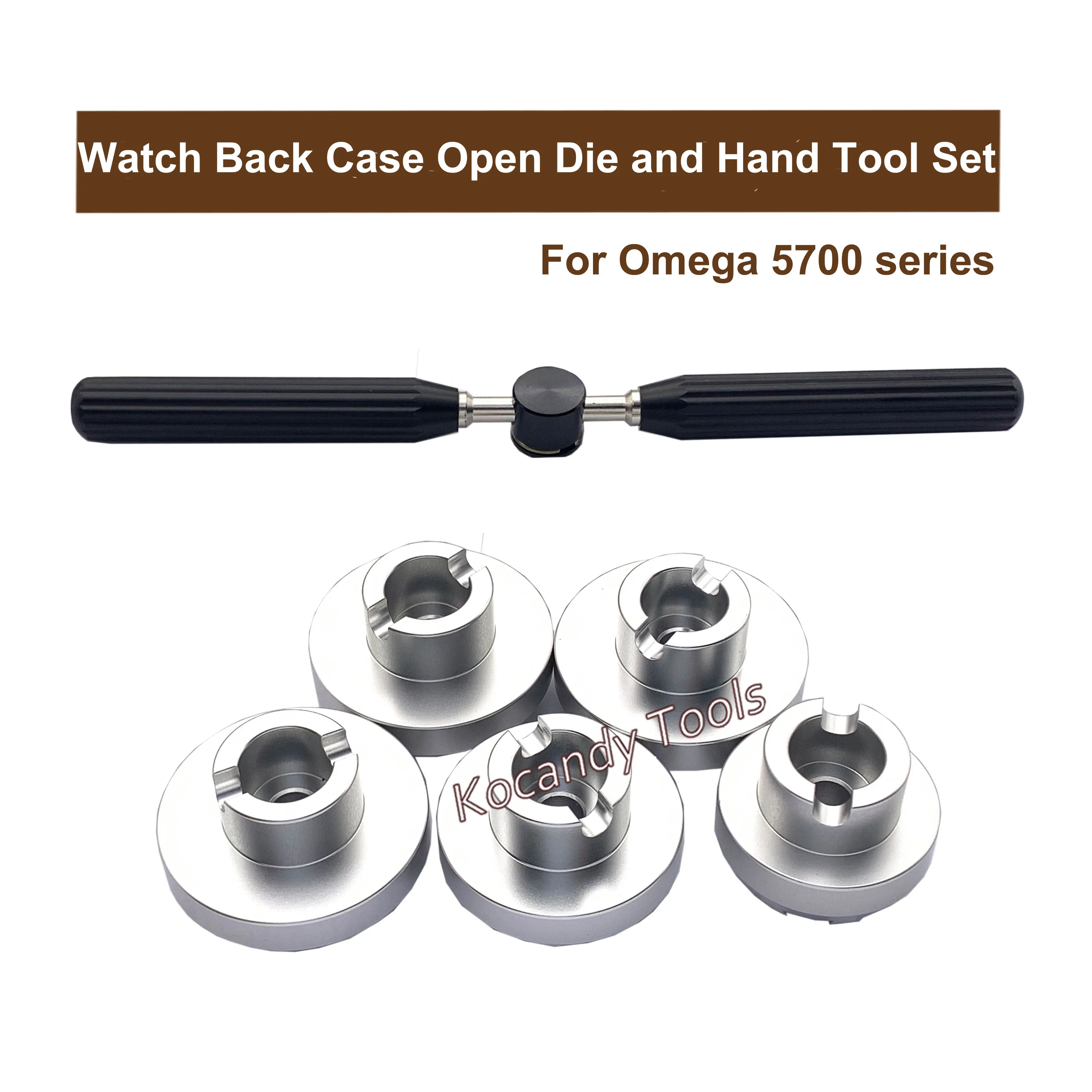 Professional Watch Back Case Open Dies and Hand Tools Set for Omega 5700 Series 508 510 Cal. 8800 Watch Repair Tools