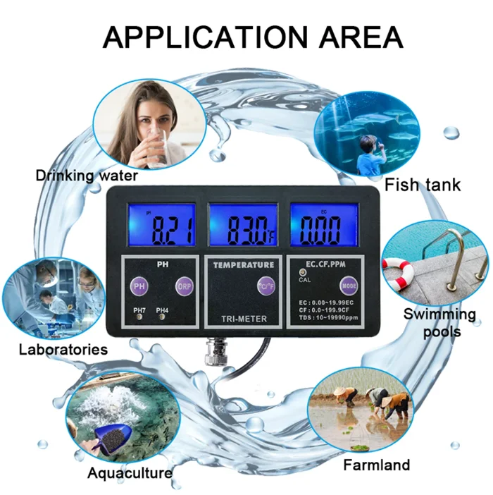 New 5 in 1 PH/ORP/TDS/EC/TEMP  - Aquarium Fish In Online 评论和价格