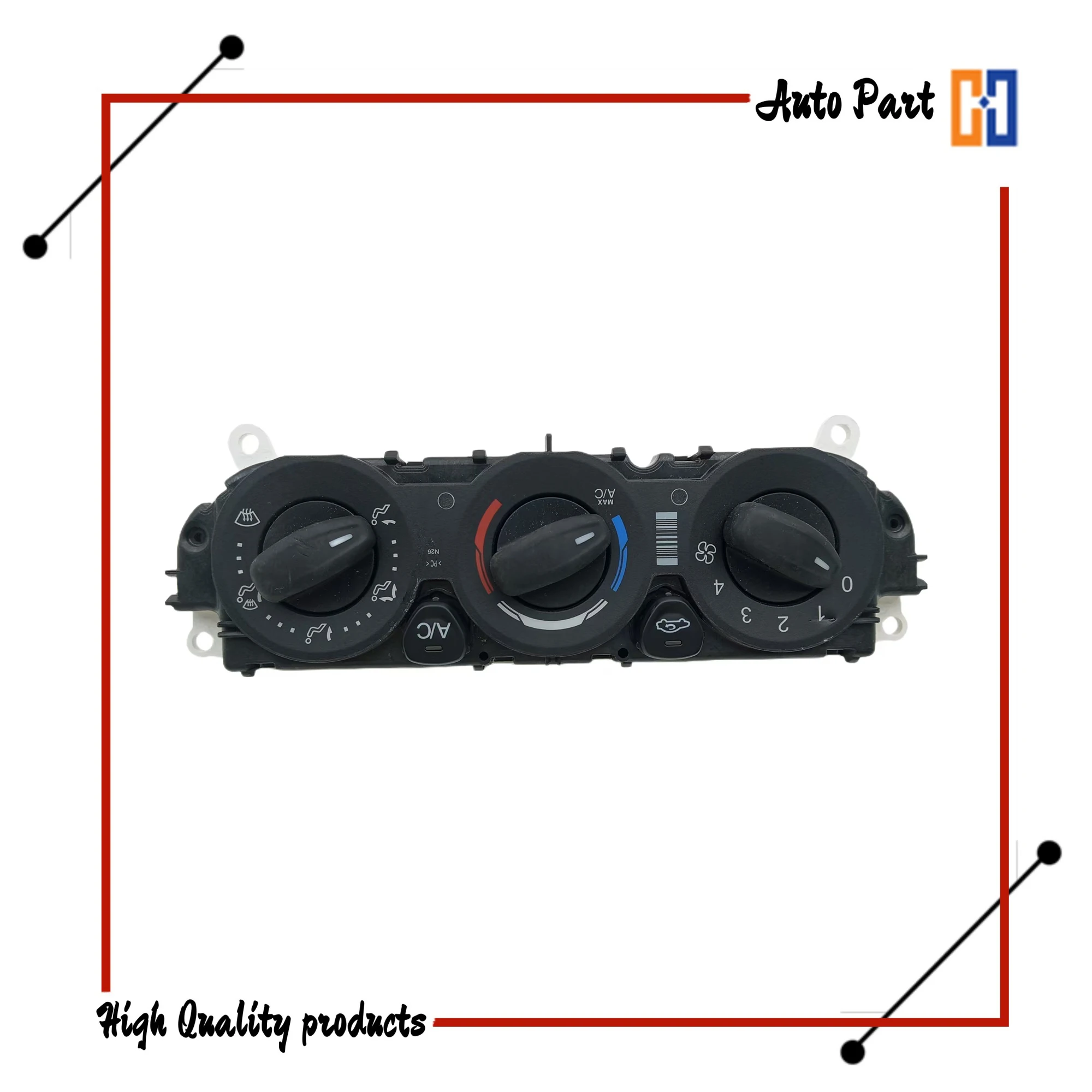 High-Quality Air Conditioning Switch White for Ford Transit - Compatible with BK2T-19980DG, GK29-19980-AD, CK4T-19980-AE