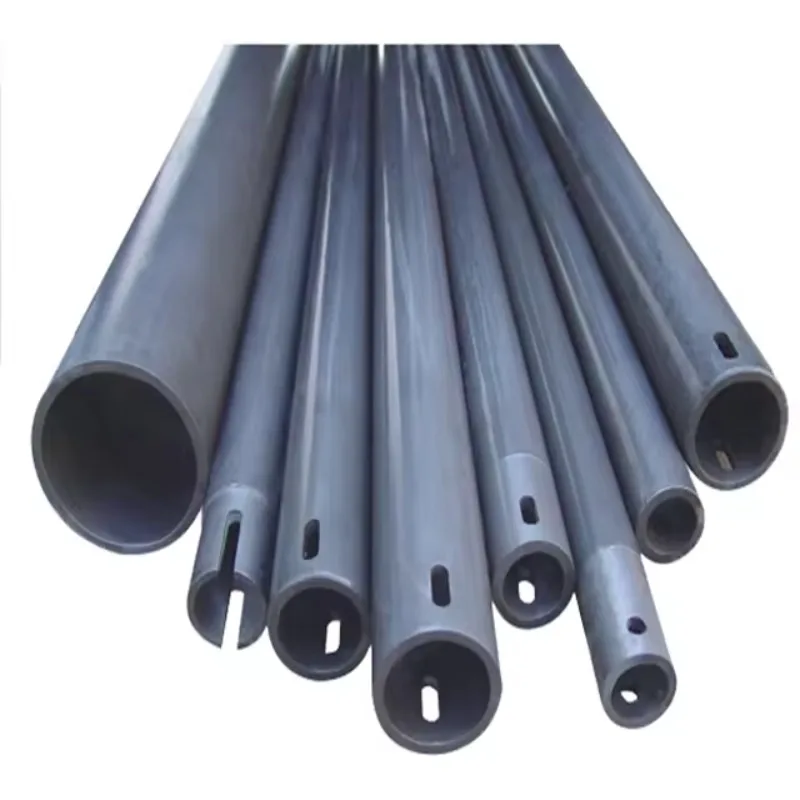 Kiln Furniture Silicon Carbide RBSIC Pipes Refractory SIC Tube SISIC Roller For Tunnel Kiln