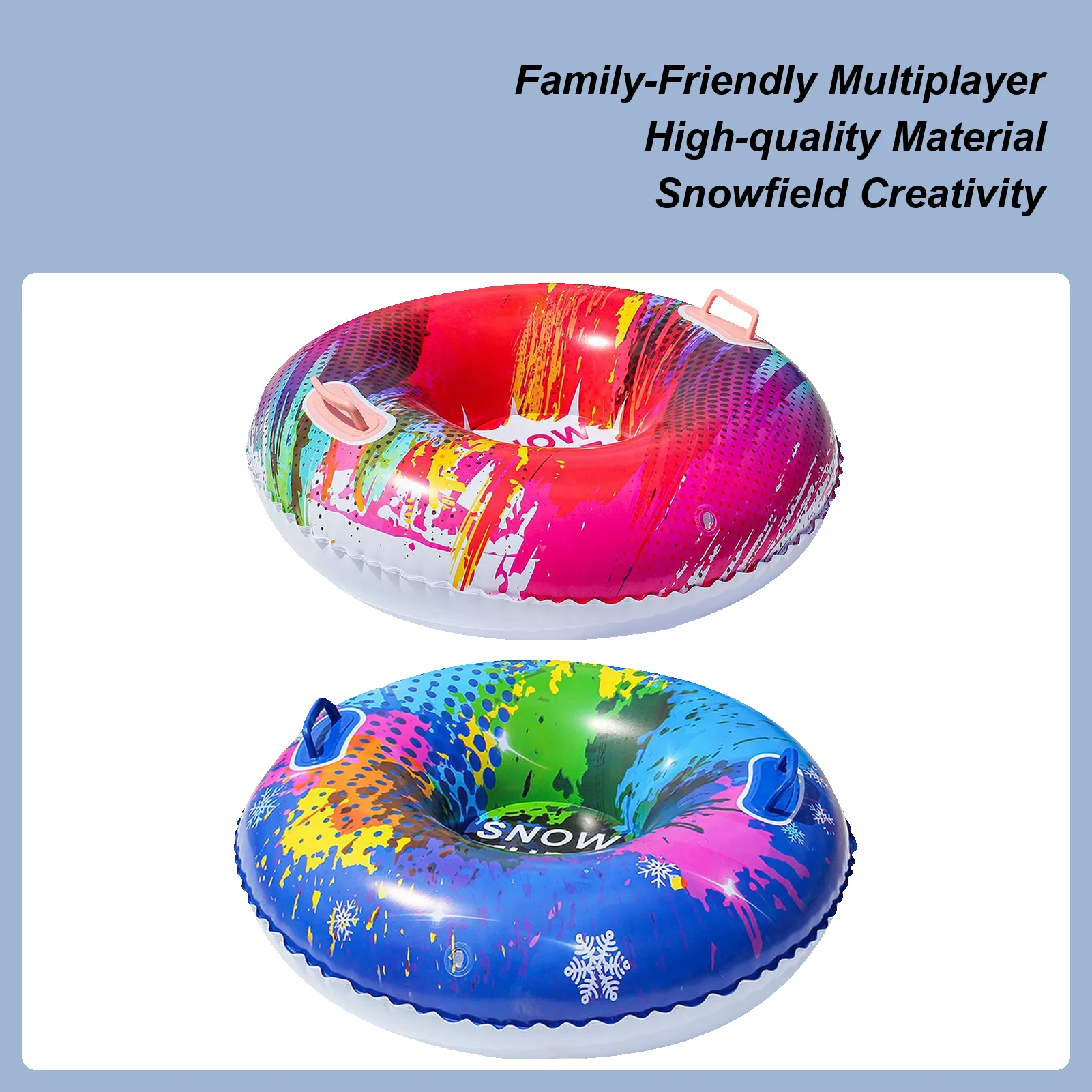 

Надувные сани для снежной трубки, надувные сани для снежной трубки, предотвращающие опрокидывание, надувные сани для зимних видов спорта, катания на тропах, снежное поле на открытом воздухе