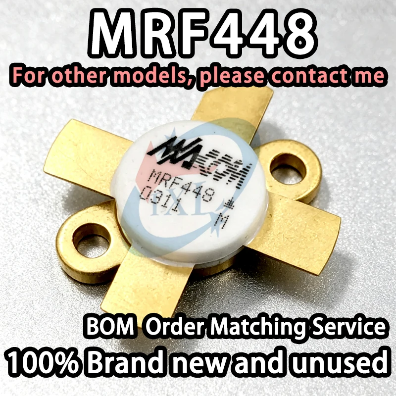 【100% Brand New】MRF448 RF Line Npn Silicon Power Transistor 250W 30Mhz 50V-