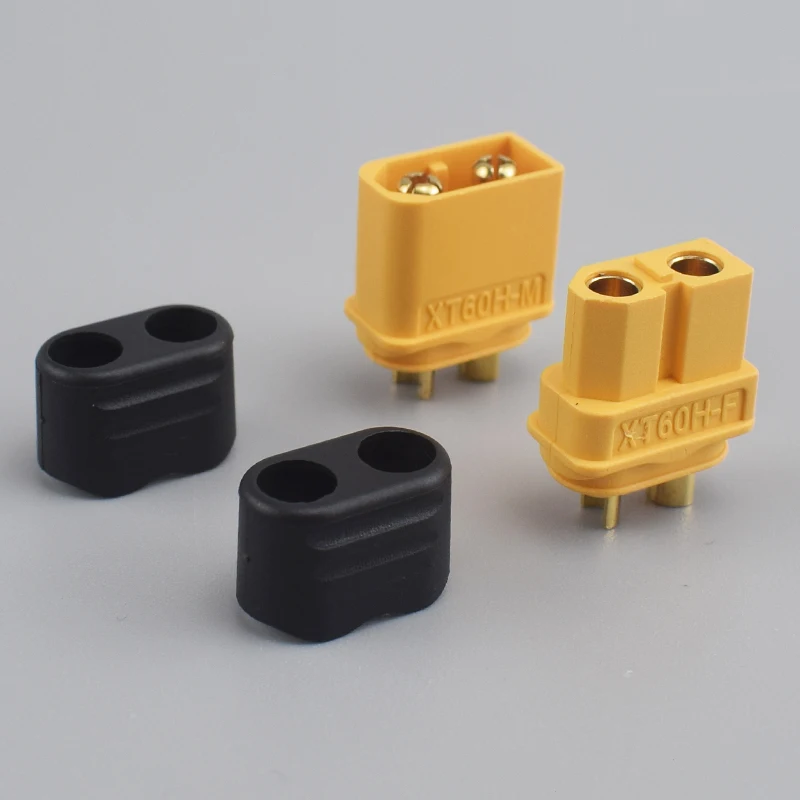 5/10 Pairs XT60H Connector Plug with Sheath Housing Female / Male XT60 Plug for RC Lipo Battery Cars Drones Airplane