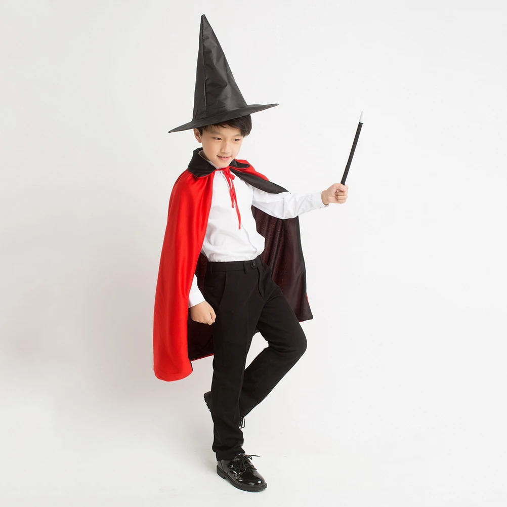 

3 Pcs Magician Cosplay Outfit Costume Halloween Costumes Clothes Kids Child Outfits