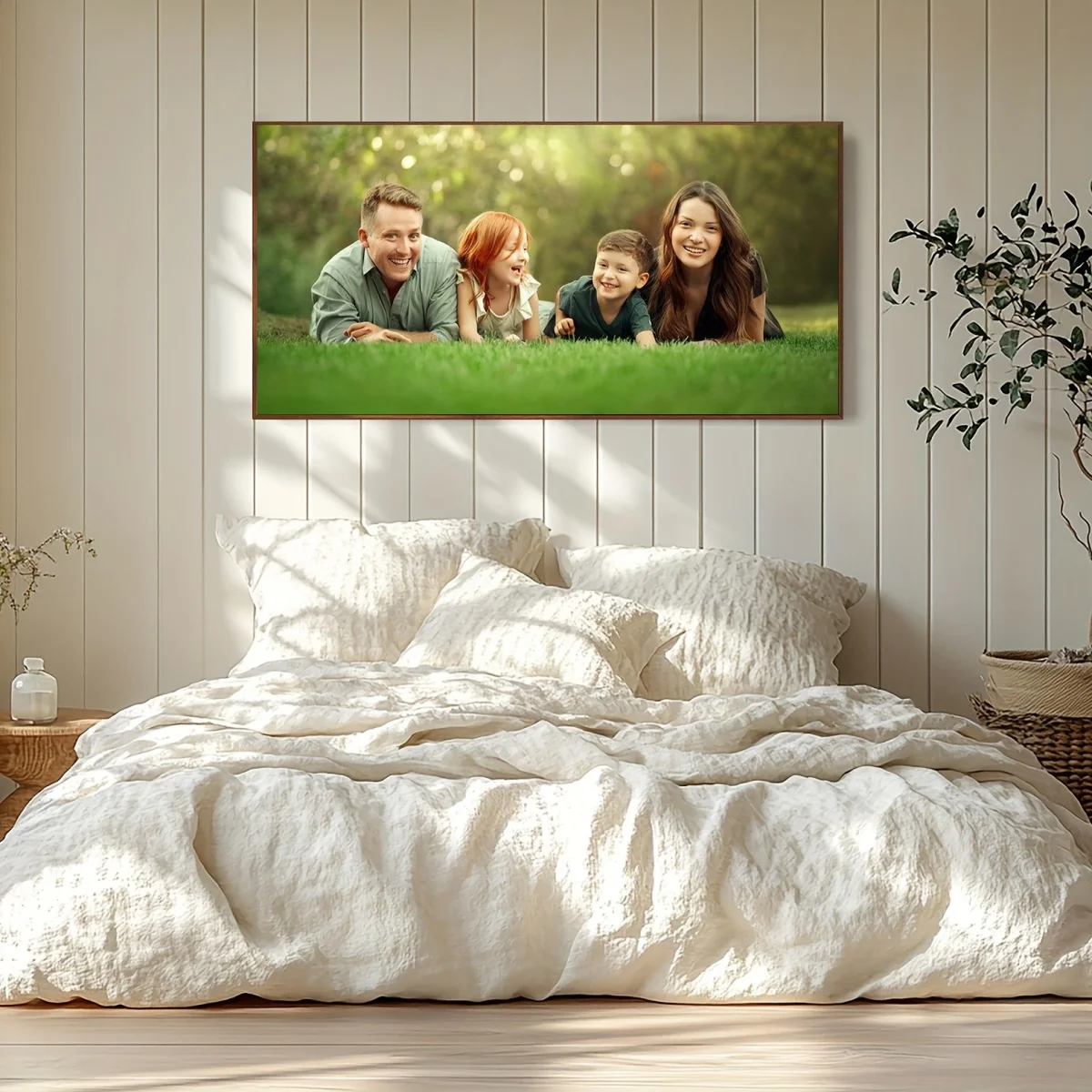 Custom Canvas Printing Personalized Photo Large Horizontal Poster for Family Life Pets Scenery Weddings Birthdays Home Decor image 2