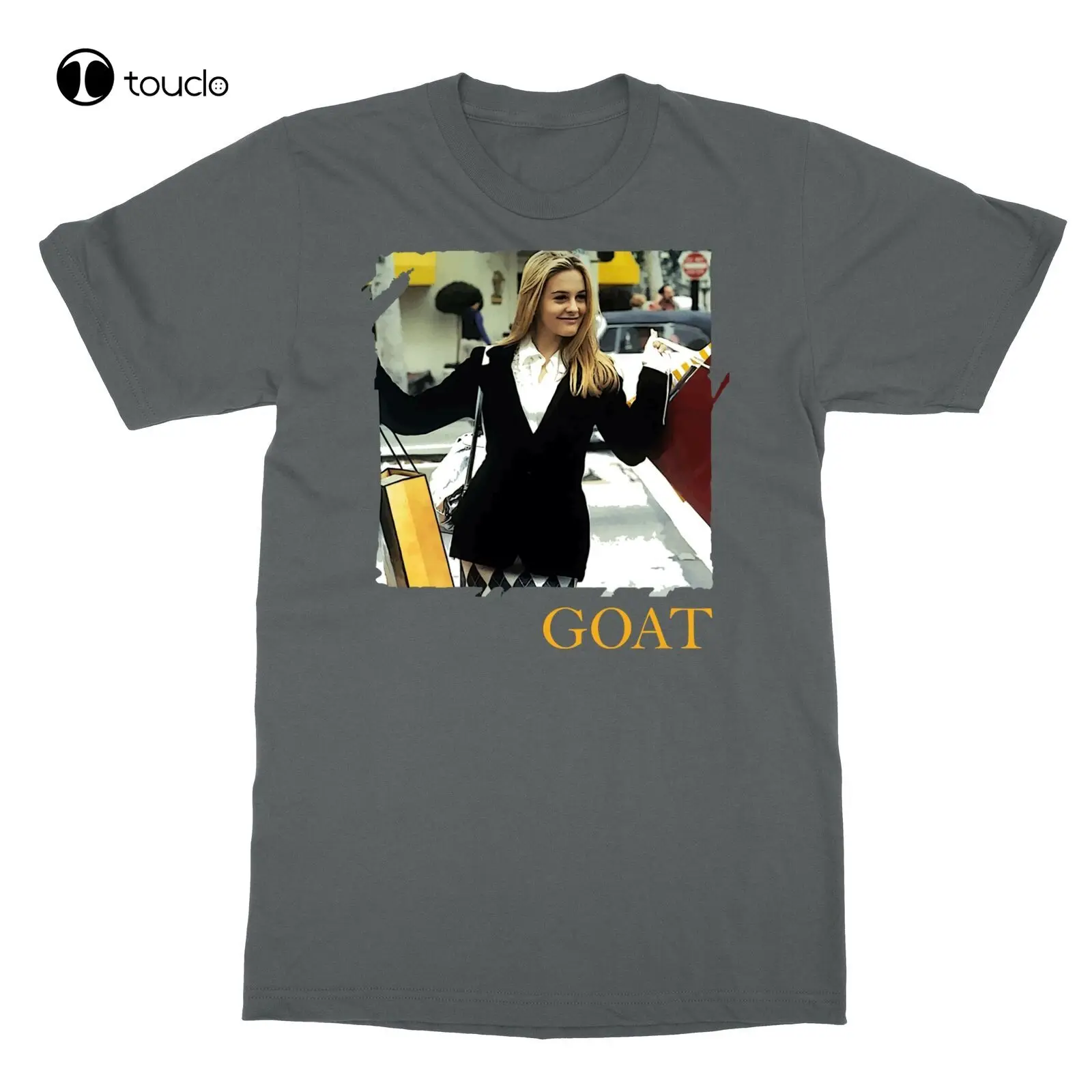 Retro Cult Classic Movie Clueless Goat Men'S T-Shirt Custom Aldult Teen Unisex Digital Printing Fashion Funny New Xs-5Xl