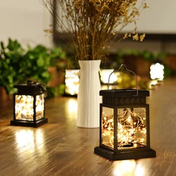 Solar Lamp Lantern LED Lights Waterproof Exterior Courtyard Home Decor 2024 Hanging Solar Night Light Outdoor Garden Sunlight